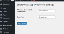 Smart WhatsApp Order Form WordPress Plugin Screenshot 1