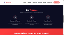 Modern Agency Portfolio HTML Template Screenshot 9